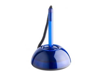 Ügyféltoll, 0,8 mm, áttetsző kék tolltest, ICO Lux, kék (TICPPLUXTK)