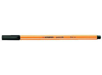 Tűfilc, 0,4 mm, STABILO Point 88, fekete (TST88461)
