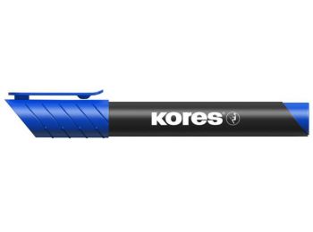 Alkoholos marker, 3-5 mm, kúpos, KORES K-Marker, kék (IK20