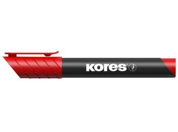 Alkoholos marker, 3-5 mm, kúpos, KORES K-Marker, piros (IK20937)