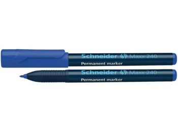 Alkoholos marker, 1-2 mm, kúpos, SCHNEIDER Maxx 240, kék (TSC240K)