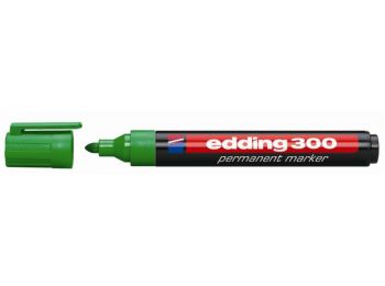 Alkoholos marker, 1,5-3 mm, kúpos, EDDING 300, zöld (TED30041)