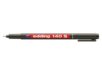 Alkoholos marker, OHP, 0,3 mm, EDDING 140 S, fekete (TED1401