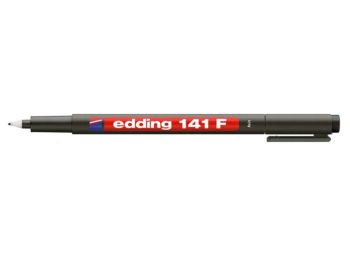 Alkoholos marker, OHP, 0,6 mm, EDDING 141 F, fekete (TED1411
