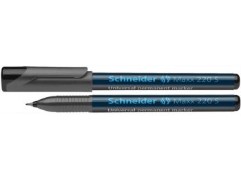 Alkoholos marker, OHP, 0,4 mm, SCHNEIDER Maxx 220 S, fekete 