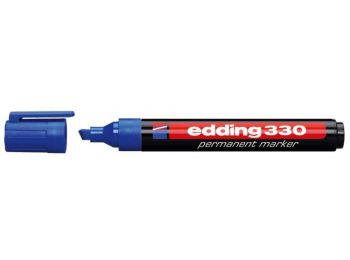 Alkoholos marker, 1-5 mm, vágott, EDDING 330, kék (TED3303