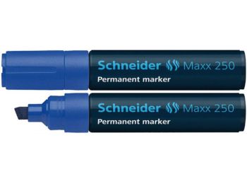 Alkoholos marker, 2-7 mm, vágott, SCHNEIDER Maxx 250, kék 