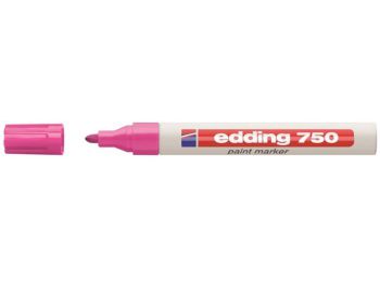 Lakkmarker, 2-4 mm, EDDING 750, rózsaszín (TED7506)