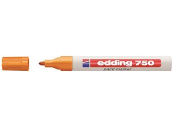 Lakkmarker, 2-4 mm, EDDING 750, narancssárga (TED7503)