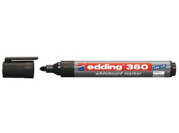 Tábla- és flipchart marker, 1,5-3 mm, kúpos, EDDING 360, fekete (TED36011)