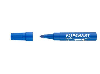 Flipchart marker, 1-3 mm, kúpos, ICO Artip 11, kék (TICA11