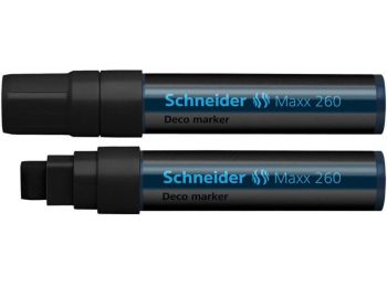 Krétamarker, 5-15 mm, SCHNEIDER Maxx 260, fekete (TSC260FK)