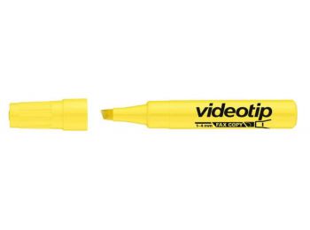 Szövegkiemelő, 1-4 mm, ICO Videotip, sárga (TICVTS)