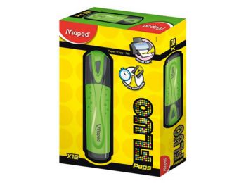 Szövegkiemelő, 1-5 mm, MAPED Fluo Peps Classic, zöld (IMA