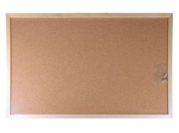 Parafatábla, kétoldalas, 40x60 cm, fa keret, VICTORIA (VVI