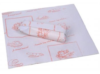 Húscsomagoló papír, íves, 30x30 cm, 5 kg (CSPH5)