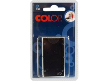 Bélyegző cserepárna, 2 db/bliszter, COLOP E/40, kék (IC1