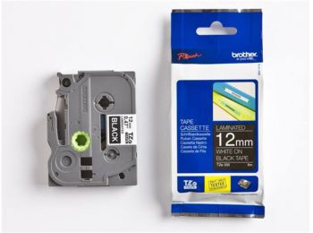 Feliratozógép szalag, 12 mm x 8 m, BROTHER, TZe-335 fekete