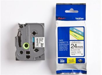 Feliratozógép szalag, 24 mm x 8 m, BROTHER, TZe-251 fehér