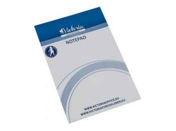 Jegyzettömb, A4, 5x50 lap, négyzetrácsos, VICTORIA, fehé