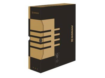 Archiválódoboz, A4, 100 mm, karton, DONAU, natúr (D7661B)