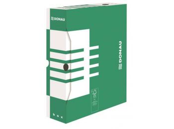 Archiválódoboz, A4, 80 mm, karton, DONAU, zöld (D7660Z)