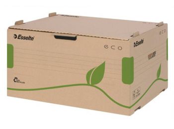 Archiválókonténer, újrahasznosított karton, előre nyí