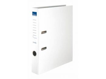 Iratrendező, 50 mm, A4, PP/karton, VICTORIA, Basic, fehér 