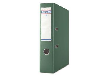 Iratrendező, 75 mm, A4, PP/karton, élvédő sínnel, DONAU