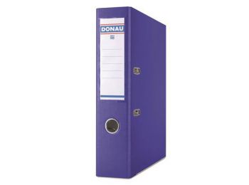 Iratrendező, 75 mm, A4, PP/karton, élvédő sínnel, DONAU