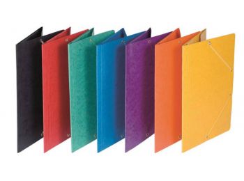 Gumis mappa, prespán, A4, DONAU Premium, piros (D86431P)