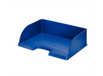 Irattálca, műanyag, oldalt nyitott, LEITZ Plus Jumbo, kék