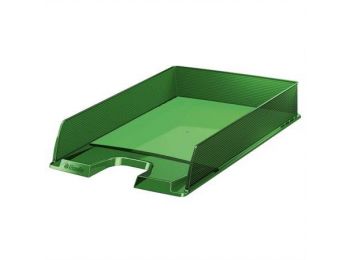 Irattálca, műanyag, ESSELTE Europost, áttetsző zöld (E6