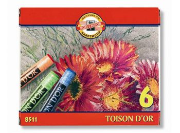 Porkréta, KOH-I-NOOR Toison 8511/6, 6 különböző szín (