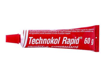 Ragasztó, folyékony, 60 g, TECHNOKOL Rapid, piros (TEC02)