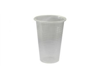 Műanyag pohár, 2 dl, víztiszta (KHMU010VT)