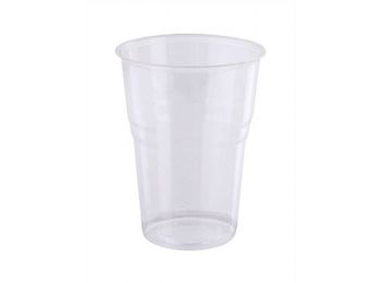 Műanyag pohár, 5 dl, víztiszta (KHMU022VT)
