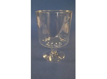 Borospohár, műanyag, 10 cl, víztiszta (KHMU012)