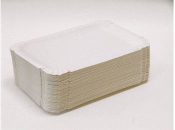 Papírtálca, szögletes, 10 x 16 cm (KHPA003)