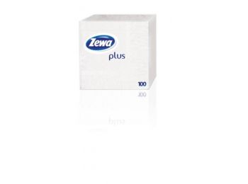 Szalvéta, 100 db-os, ZEWA, fehér (KHHZ16)