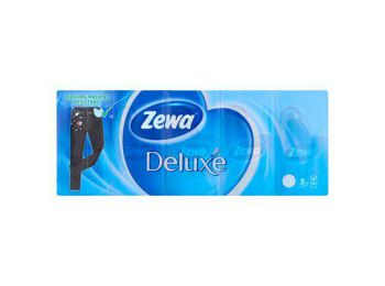 Papír zsebkendő, 3 rétegű, 10x10 db, ZEWA Deluxe, illatm