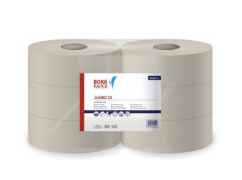 Toalettpapír, 1 rétegű, nagytekercses, 23 cm átmérő, L