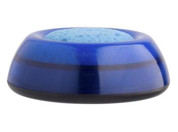 Ujjnedvesítő szivacstál, ICO Lux, áttetsző kék (TICUNL