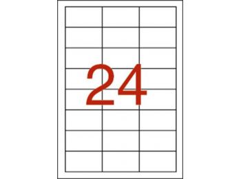 Etikett, 64,6x33,8 mm, poliészter, időjárásálló, APLI,