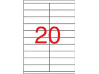 Etikett, univerzális, 105x29 mm, APLI, 2000 etikett/csomag 