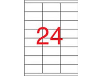 Etikett, univerzális, 70x35 mm, APLI, 2400 etikett/csomag (