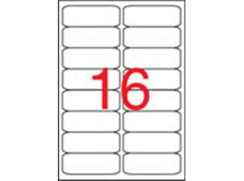 Etikett, univerzális, 99,1x34 mm, kerekített sarkú, APLI,