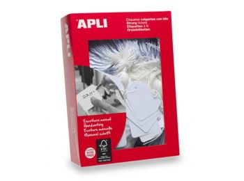 Árazócímke, 18x29 mm, APLI, fehér (LCA389)