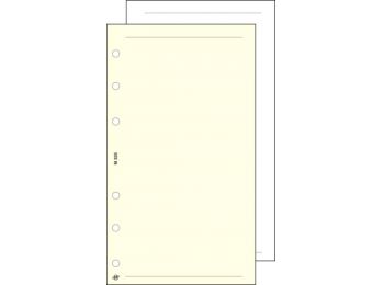 Kalendárium betét, jegyzetlap, S, sima, SATURNUS, chamois 