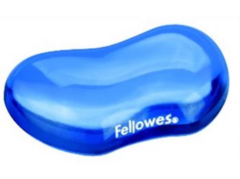 Csuklótámasz, mini, géltöltésű, FELLOWES Crystal™ Ge